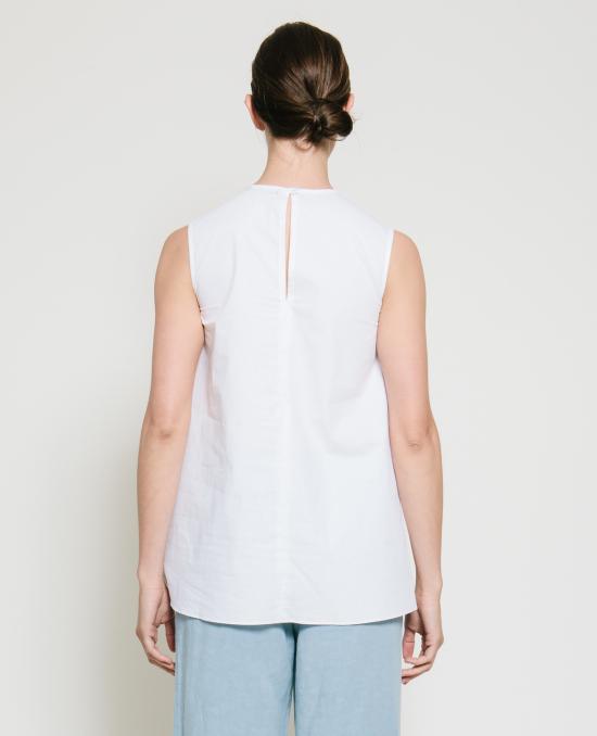  Gary Bigeni 블라우스 게리 비게니 사필 접이식 탑 그레이/화이트 스트라이프 - OTHER BRANDS