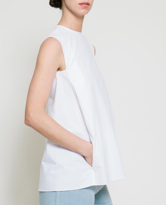  Gary Bigeni 블라우스 게리 비게니 사필 접이식 탑 그레이/화이트 스트라이프 - OTHER BRANDS