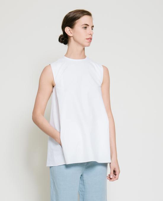  Gary Bigeni 블라우스 게리 비게니 사필 접이식 탑 그레이/화이트 스트라이프 - OTHER BRANDS