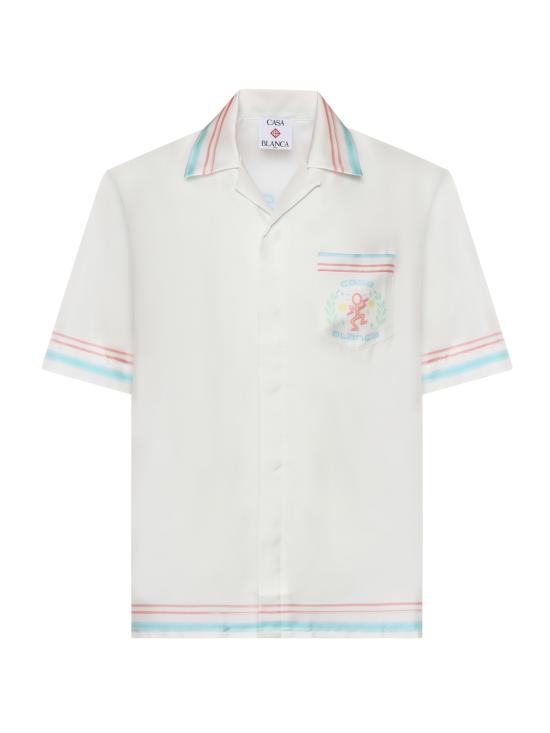 26SS 카사블랑카 반팔 셔츠 MSP26SH003 01 White