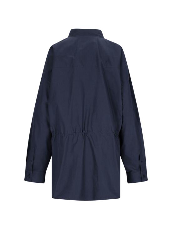  발렌시아가 숏 원피스 Balenciaga 미니 슈미시에 드레스 블루 - BALENCIAGA