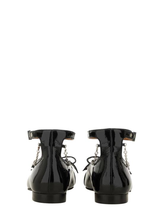  가니 플랫 슈즈 주얼 발레리나 블랙 - GANNI