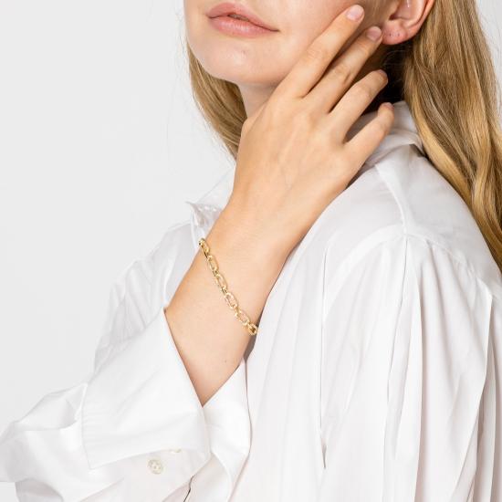  Janis Savitt 바디 주얼리 재니스 새빗 골드 링크 체인 크리스탈 팔찌 골드 - OTHER BRANDS