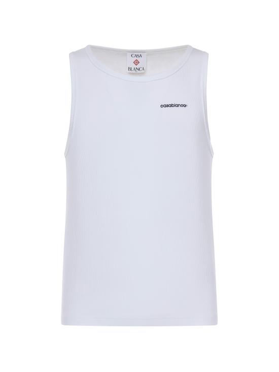 26SS 카사블랑카 반팔 티셔츠 MSP26JTS057 02 White