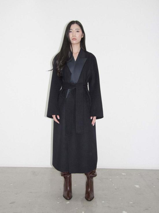  ANTONIO SHIN 트렌치 코트 안토니오 신 턱시도 핸드메이드 코트 네이비 - OTHER BRANDS