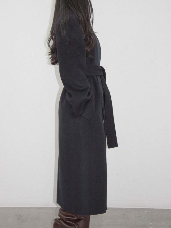  ANTONIO SHIN 트렌치 코트 안토니오 신 턱시도 핸드메이드 코트 네이비 - OTHER BRANDS