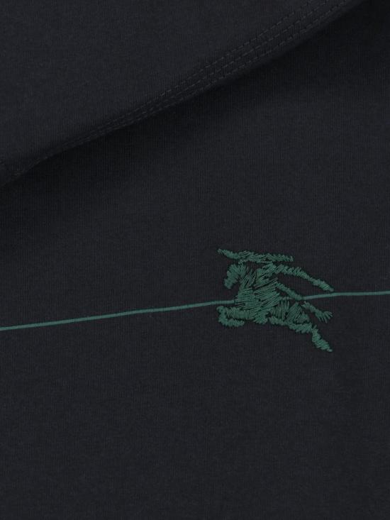  버버리 반팔 티셔츠 로고 티셔츠 블랙 - BURBERRY