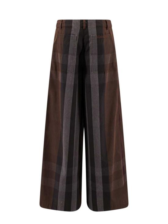  버버리 스트레이트 팬츠 브라운 팬츠 - BURBERRY