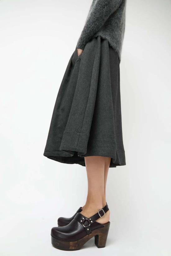  넘버 식스 뮬/슬리퍼 6번 휴고 클로그 온 플랫폼 블랙 체리 - NO.6