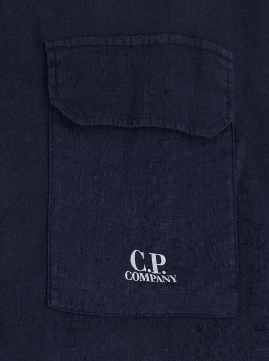  씨피 컴퍼니 긴팔 셔츠 C.P. 회사  블루 - C.P. COMPANY
