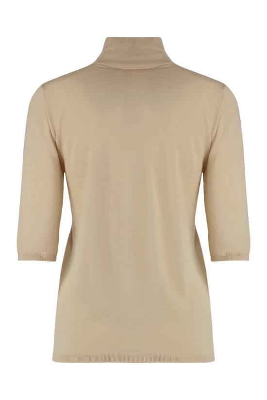  막스마라 터틀넥 막스 마라 세시나 버진 울  스웨터 베이지 - MAX MARA