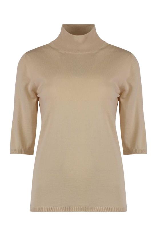  막스마라 터틀넥 막스 마라 세시나 버진 울  스웨터 베이지