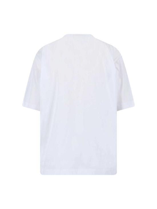  드리스 반 노튼 반팔 티셔츠 Dries Van Noten Hebitta 티셔츠 화이트 - DRIES VAN NOTEN