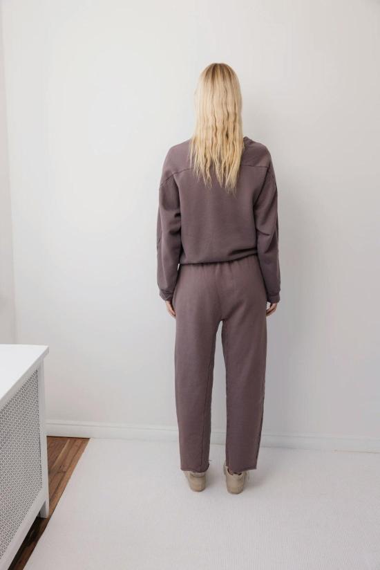  울 하이드 스트레이트 팬츠 울하이드 이지 스웨트팬츠 머쉬룸 - WOL HIDE