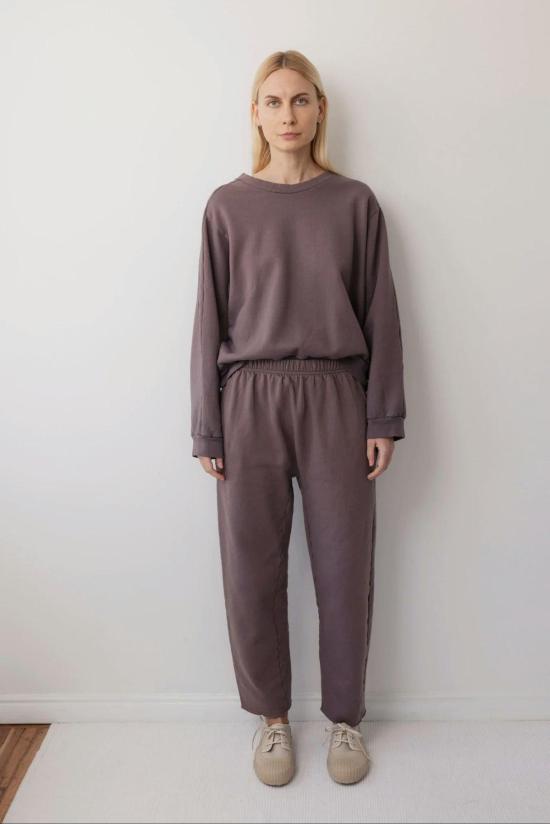  울 하이드 스트레이트 팬츠 울하이드 이지 스웨트팬츠 머쉬룸 - WOL HIDE