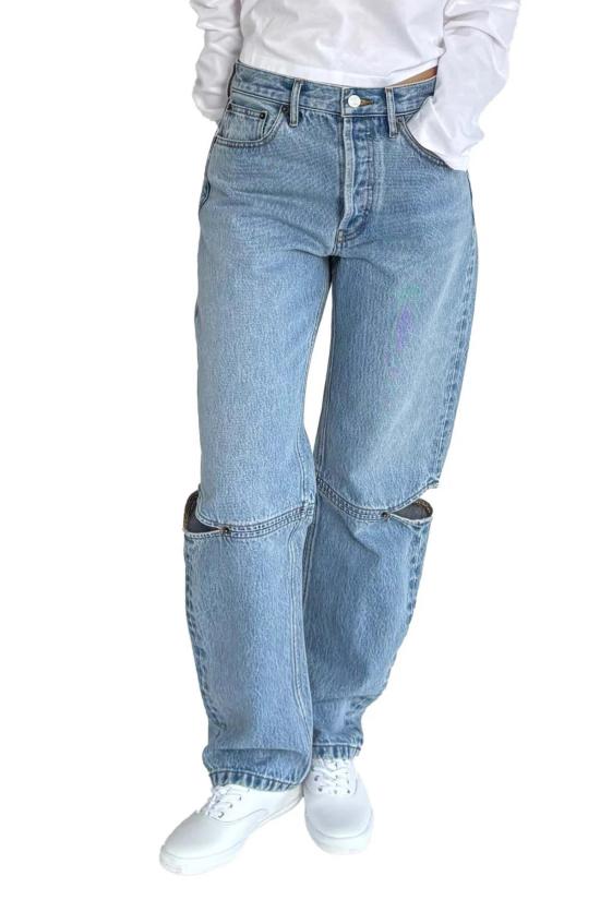  스틸히어 데님 팬츠 스틸 히어 뉴욕 카우걸 진 - STILL HERE