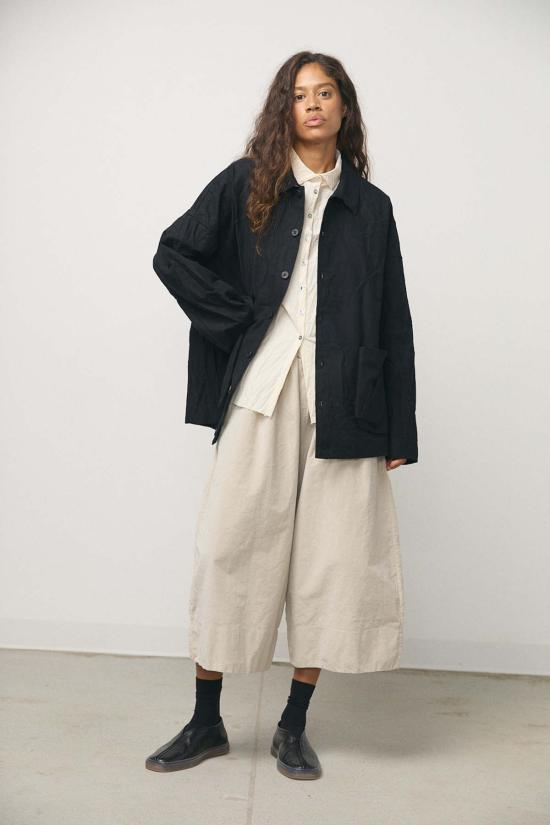  앨범 디 파밀리아 자켓 앨범 Di Famiglia Crash Overshirt Midnight - ALBUM DI FAMIGLIA