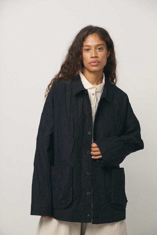  앨범 디 파밀리아 자켓 앨범 Di Famiglia Crash Overshirt Midnight