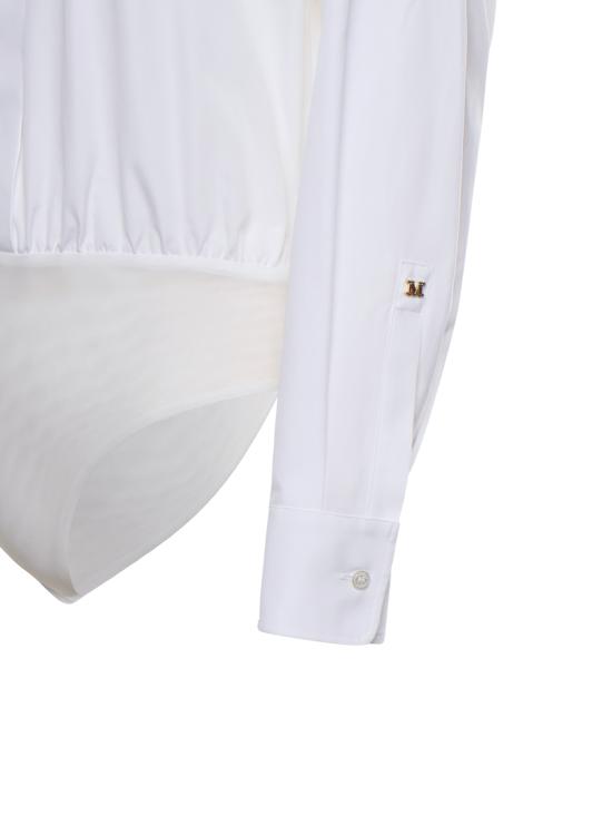 26SS 막스마라 바디수트 티셔츠 2611111011600 001 Optical white - MAX MARA