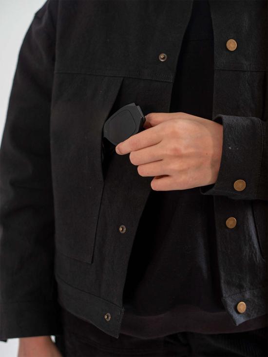  에블린 자켓 A B E L I N E 바시티 재킷 - A B E L I N E