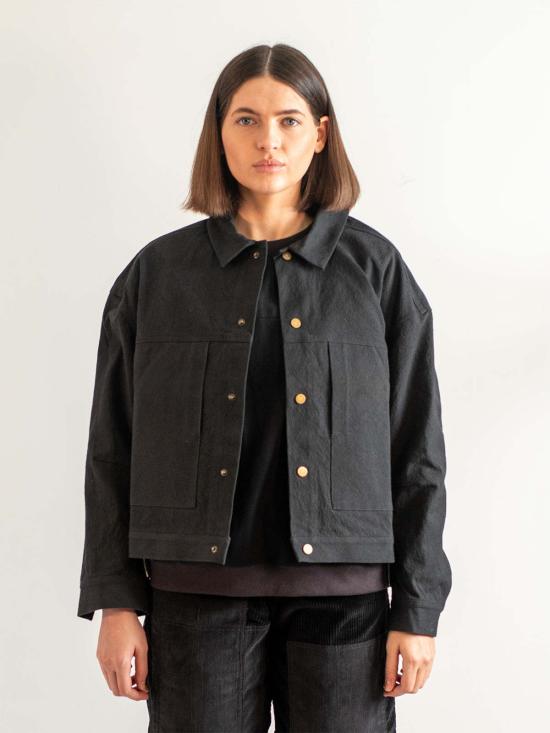  에블린 자켓 A B E L I N E 바시티 재킷