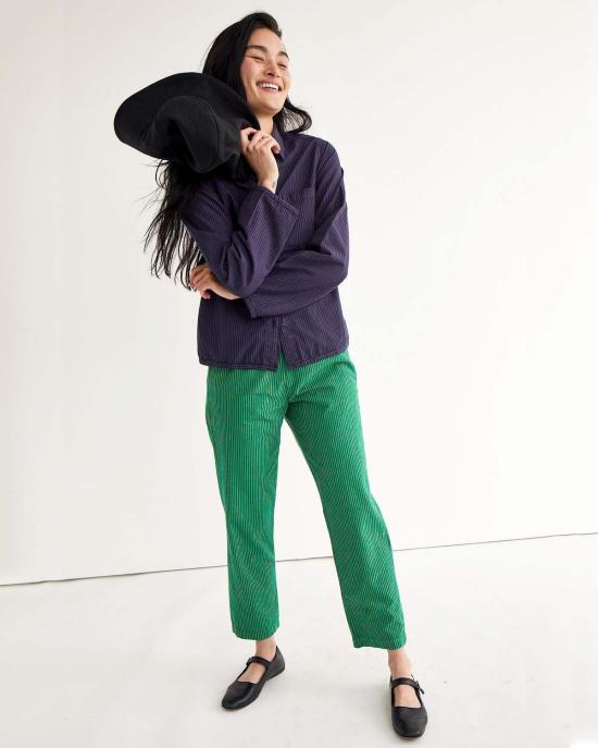  LWN 라운지 웨어 Lwn Strausii Pant Grass Pencil Stripe - LWN