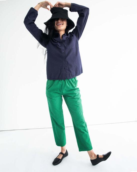  LWN 라운지 웨어 Lwn Strausii Pant Grass Pencil Stripe - OTHER BRANDS