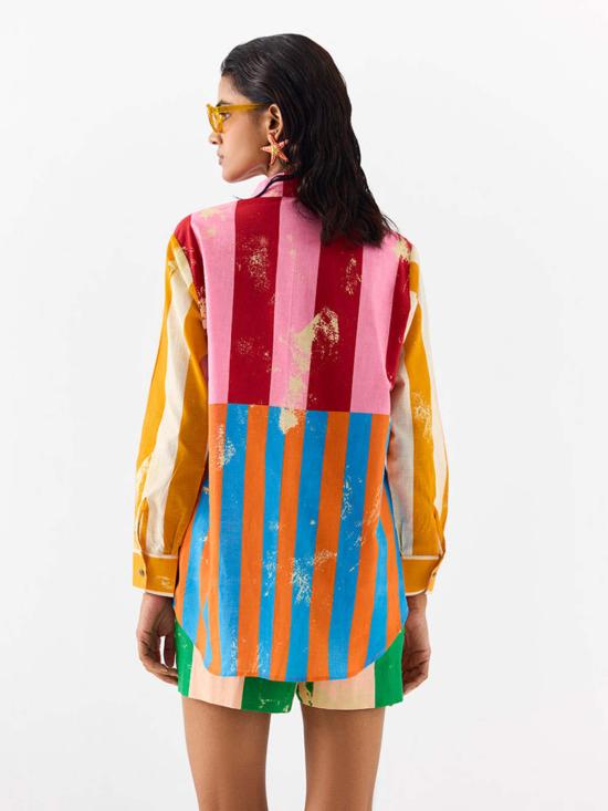  IKKIVI 숏팬츠 이키비 롱 비치 셔츠 & 반바지 세트 멀티 - OTHER BRANDS