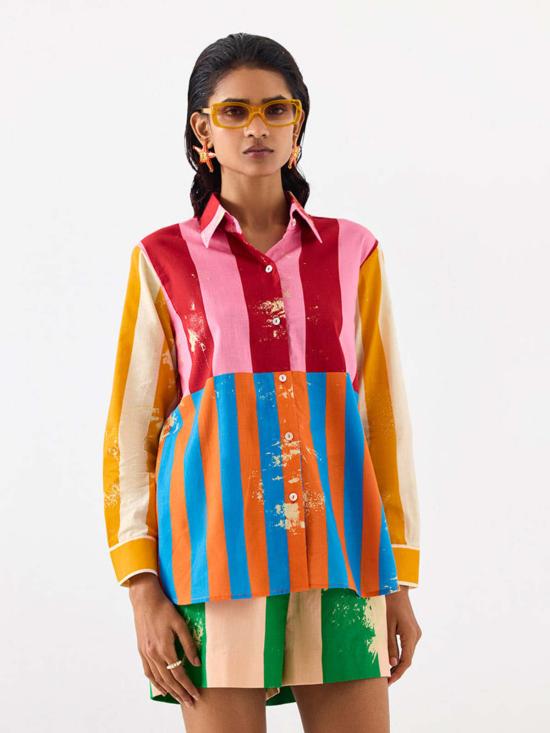  IKKIVI 숏팬츠 이키비 롱 비치 셔츠 & 반바지 세트 멀티 - OTHER BRANDS