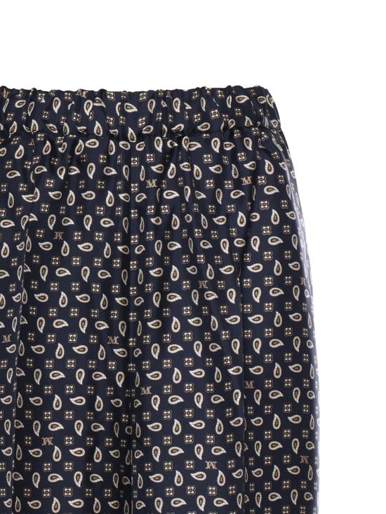 26SS 막스마라 스트레이트 팬츠 2611131131600 001 Blue - MAX MARA