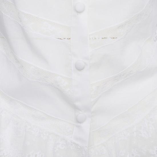  로레타 카포니 블라우스 Loretta Caponi Dana 셔츠 블랙/화이트 - LORETTA CAPONI