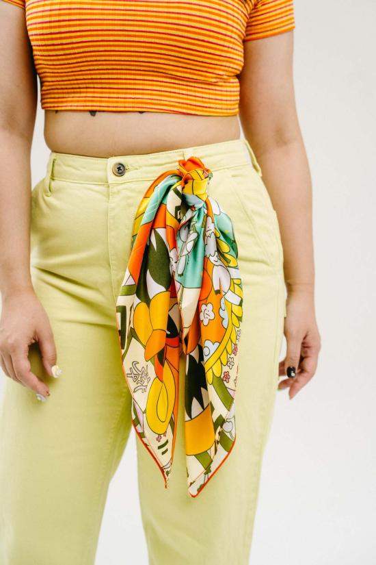  메리 로 머플러/스카프 용의 해 스카프 및 프린트 한정판 - MARY LO