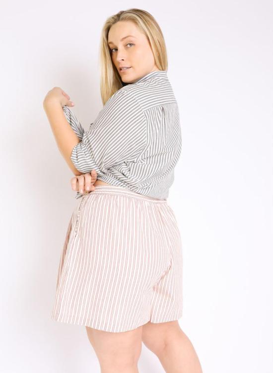  Seek Collective 숏팬츠 롤라 쇼츠 제라늄 스트라이프 - OTHER BRANDS