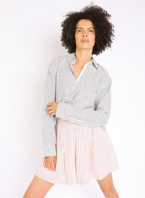  Seek Collective 숏팬츠 롤라 쇼츠 제라늄 스트라이프