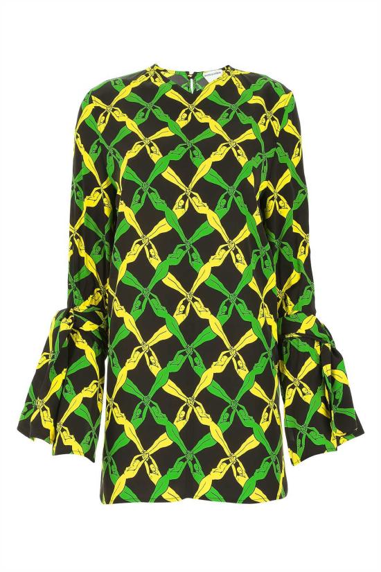  보테가베네타 블라우스 보테가 베네타 프린트 비스코스