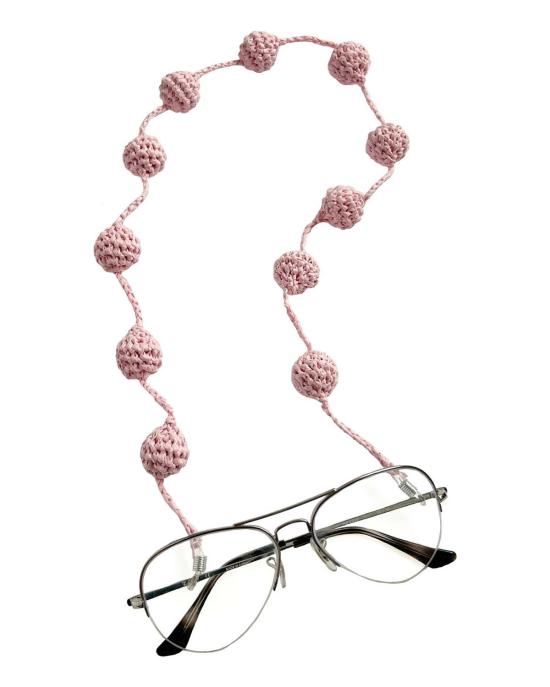  The Series NY 안경 더 시리즈 NY 라피아 안경 체인 슬리퍼 핑크