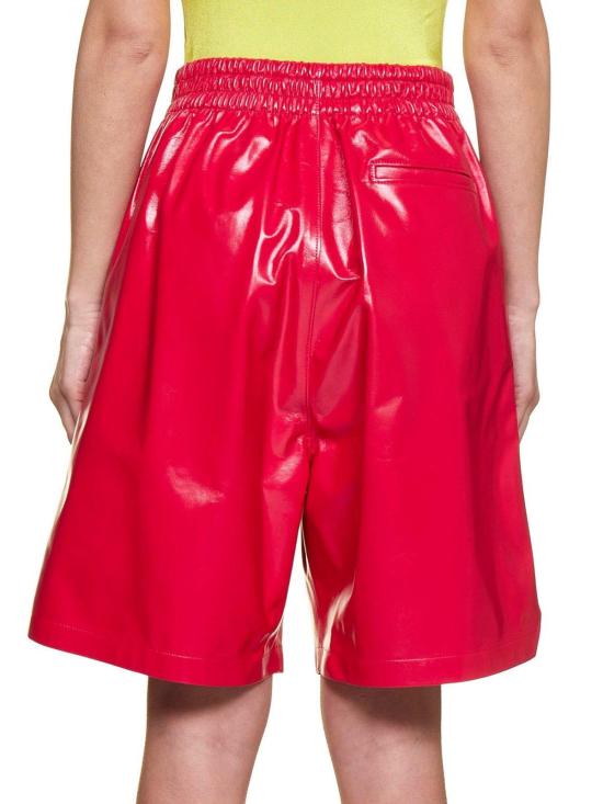  보테가베네타 숏팬츠 보테가 베네타 하이웨이스트 쇼츠 레드 - BOTTEGA VENETA