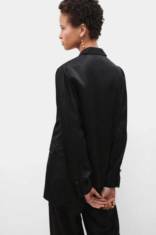  실크 런드리 수트 자켓 릴렉스드 블레이저 블랙 - SILK LAUNDRY