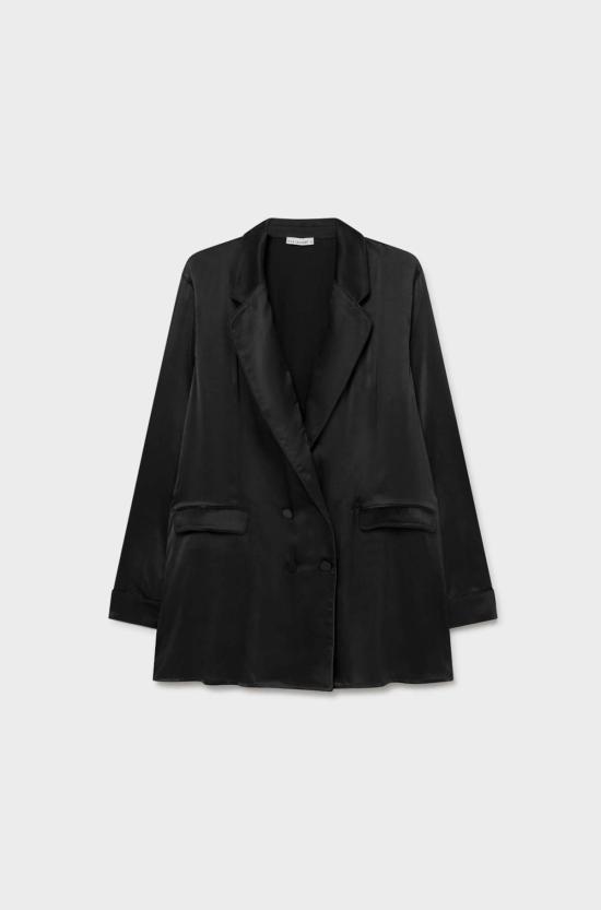  실크 런드리 수트 자켓 릴렉스드 블레이저 블랙 - SILK LAUNDRY