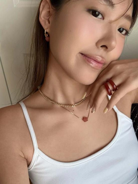  세레 반지 세리 감색 다크 오렌지 옥석 - SEREE