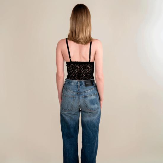  COUT DE LA LIBERTE 캐미솔 Cout De La Liberte 카르멘 바디수트 블랙 - OTHER BRANDS