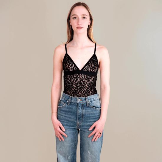  쿠드라 리베르테 캐미솔 Cout De La Liberte 카르멘 바디수트 블랙 - COUT DE LA LIBERTE