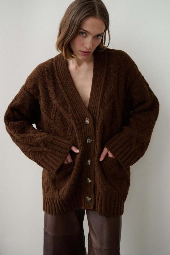  일레븐 식스 가디건 케일린 카디 오트밀 멜란지 - ELEVEN SIX