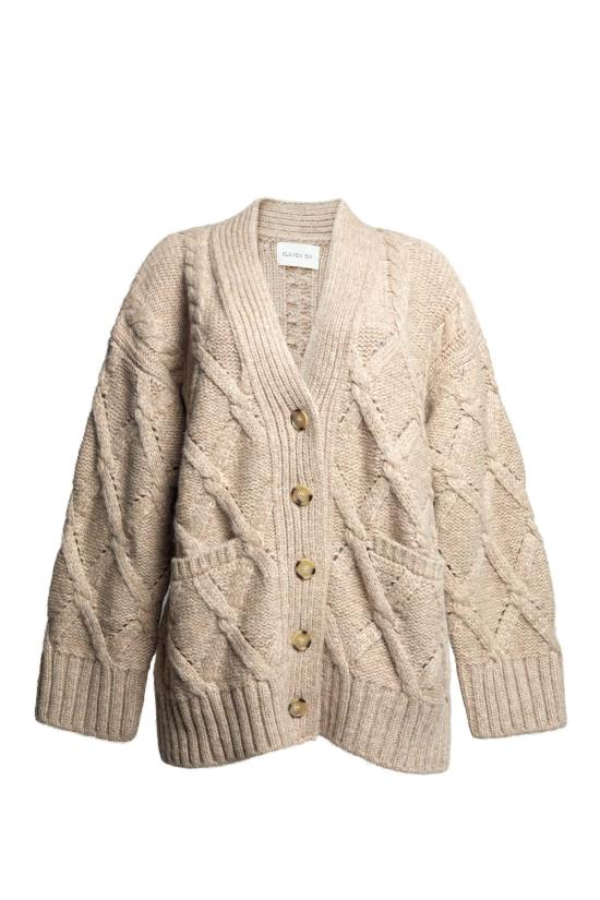  일레븐 식스 가디건 케일린 카디 오트밀 멜란지 - ELEVEN SIX