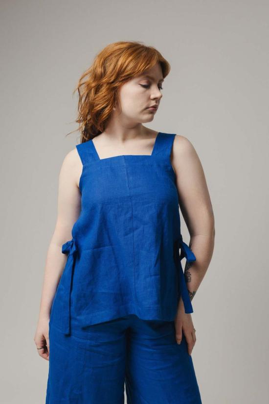  Pamut Apparel USA 민소매 티셔츠 Pamut Apparel Usa Maeva  리넨