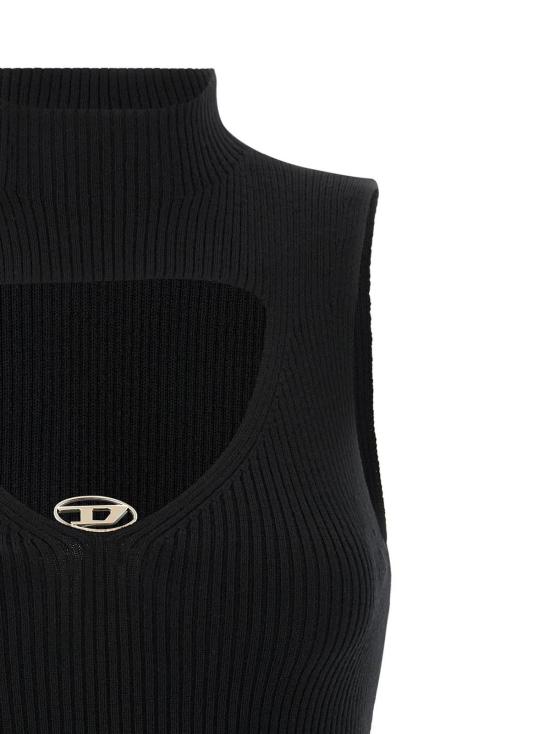  디젤 숏 원피스 M 올로니 블랙 숏 드레스 - DIESEL