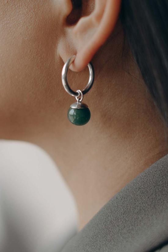  만시 이어링 마안시 드롭 참 - MAANCY