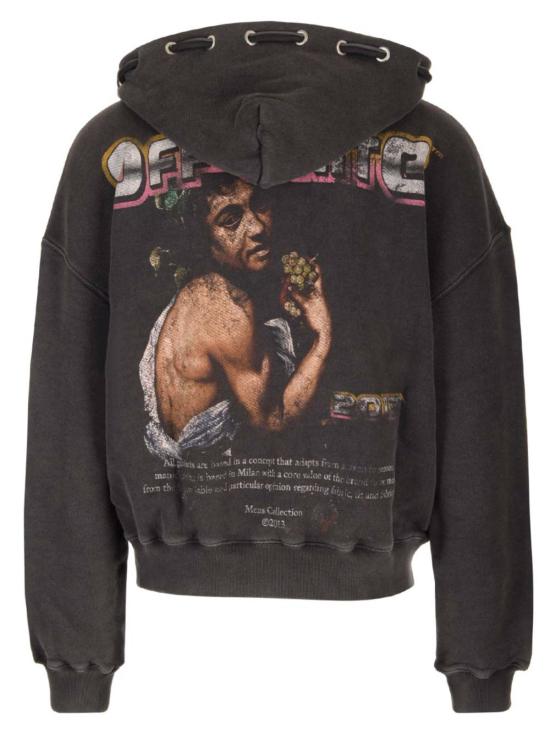  오프화이트 자켓 오프 화이트 Ombb119f23fle005 1084 플리스 블랙 멀트 - OFF WHITE