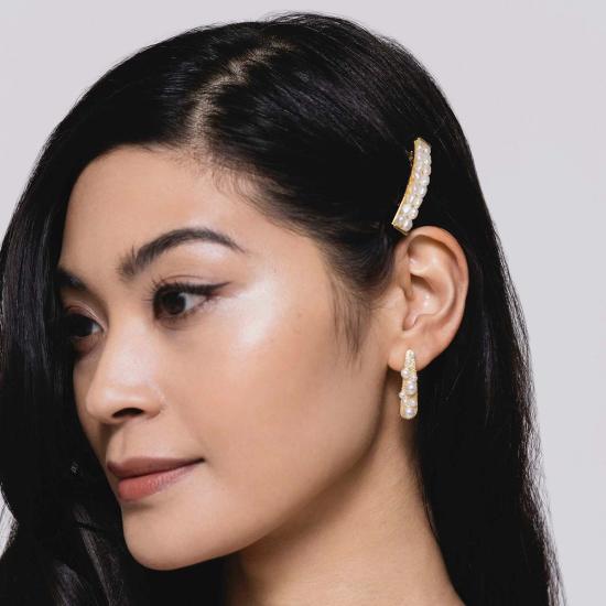  몬세라트 뉴욕 이어링 카바  화이트 펄