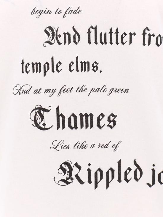  알렉산더 맥퀸 반팔 티셔츠 티셔츠 화이트 - ALEXANDER MCQUEEN